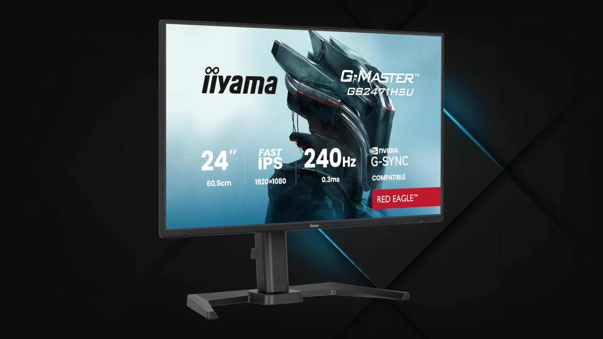 Монитор iiyama 23.8" G-Master IPS 240Hz GB2471HSU-B1 (UA)
