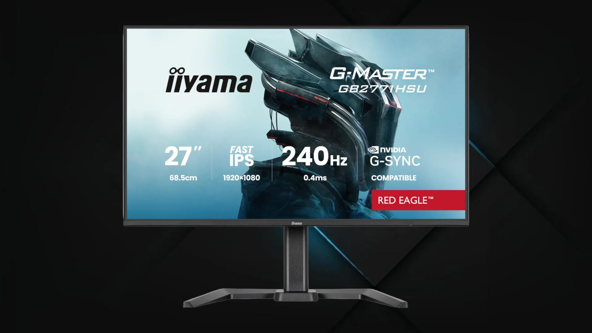 Монітор iiyama 27" IPS 240Hz GB2771HSU-B1 (UA)
