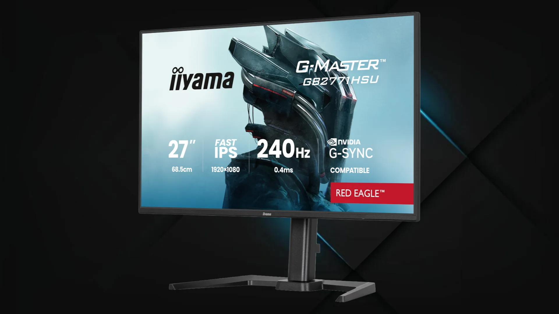 Монітор iiyama 27" IPS 240Hz GB2771HSU-B1 (UA)