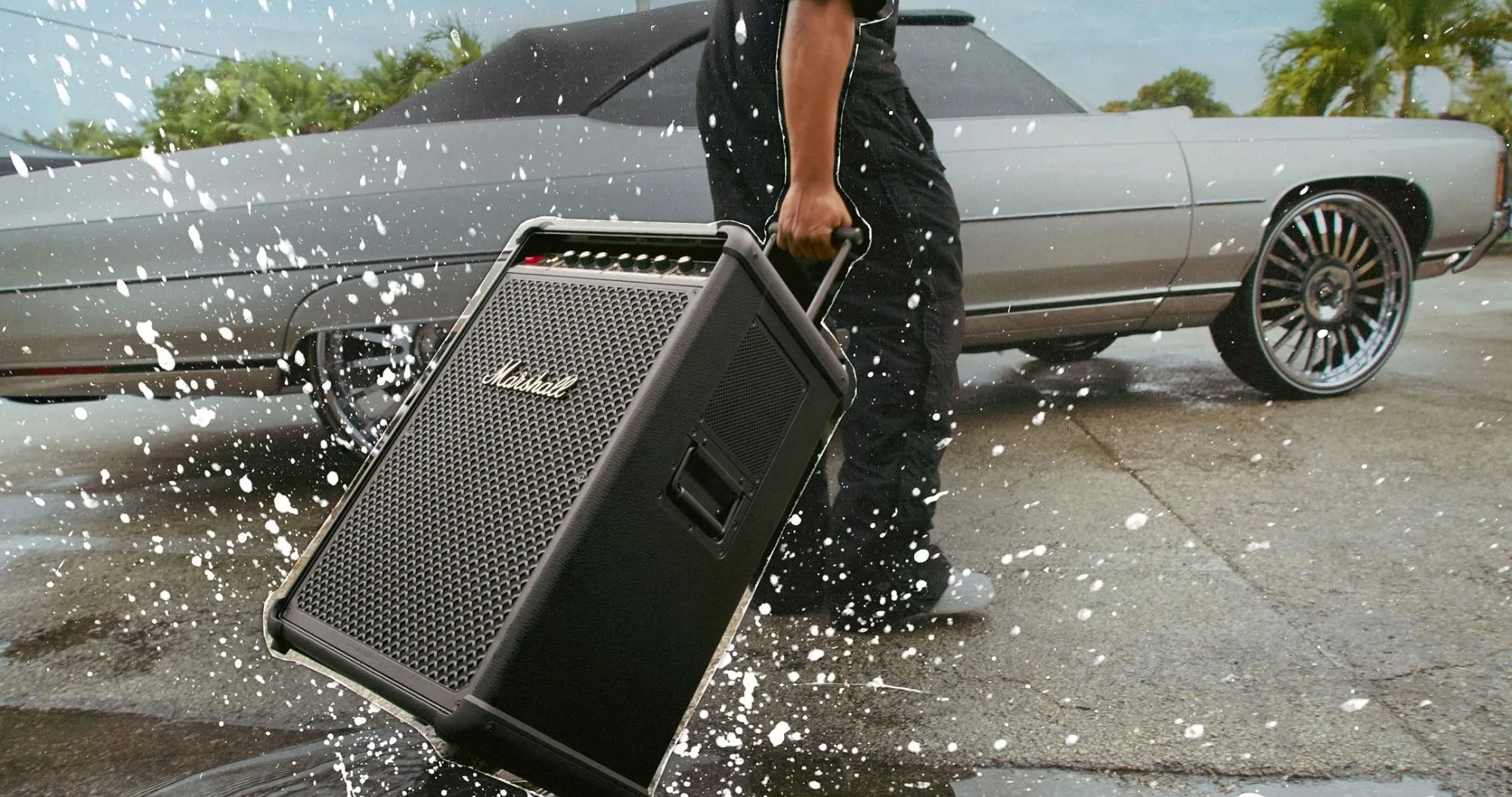 Акустика Marshall Bromley 750 Party Speaker Black and Brass (Black)