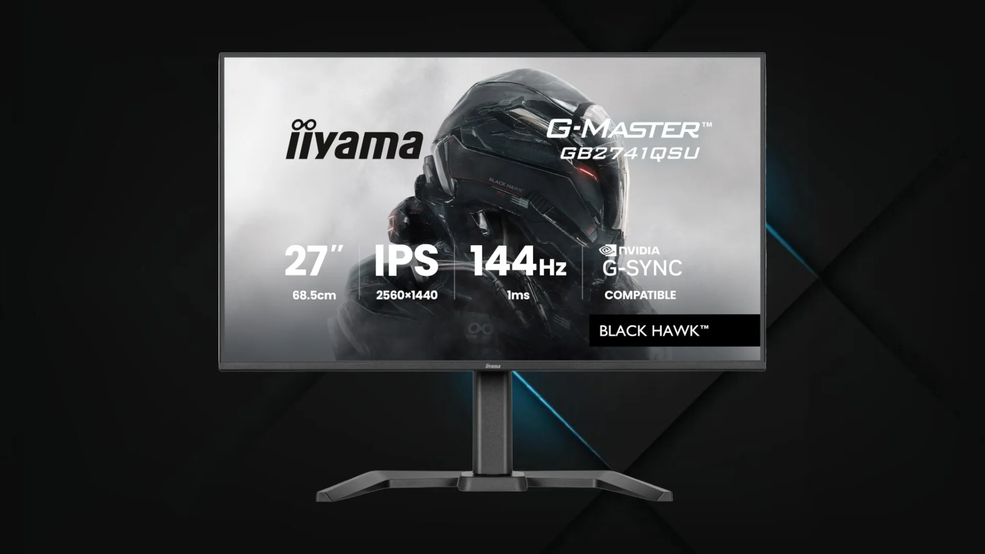 Монітор iiyama 27" IPS 144Hz GB2741QSU-B1 (UA)