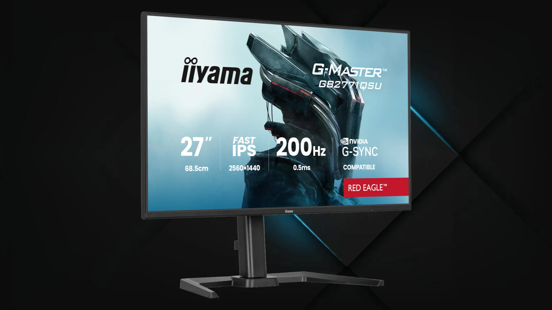 Монітор iiyama 27" IPS 200Hz GB2771QSU-B1 (UA)