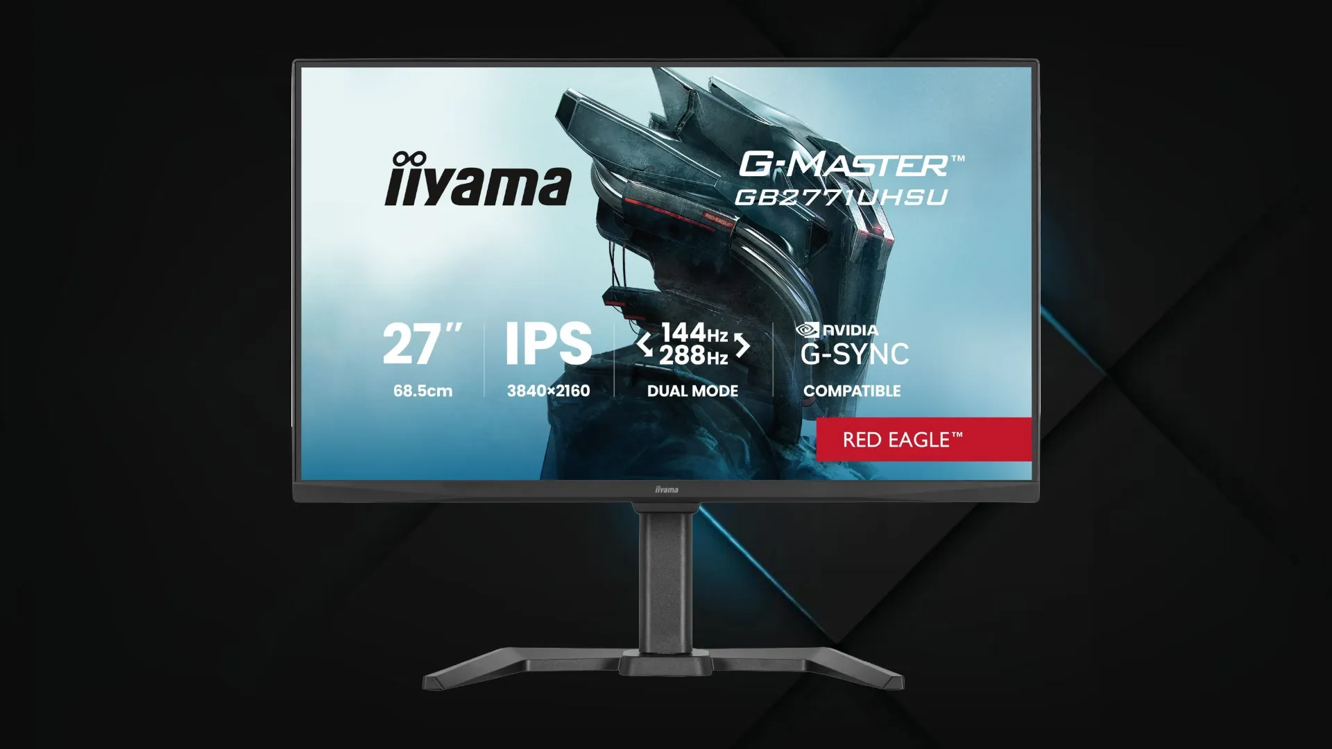 Монітор iiyama 27" IPS 144Hz GB2771UHSU-B1 (UA)