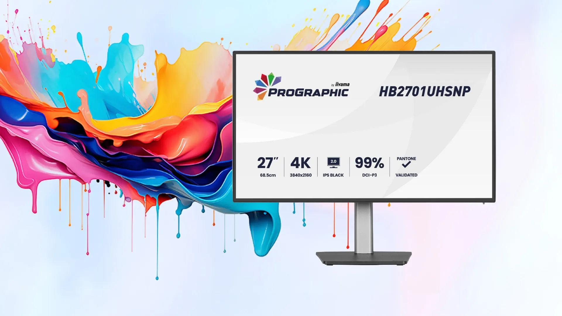 Монитор iiyama 27" IPS 60Hz HB2701UHSNP-B1 (UA)