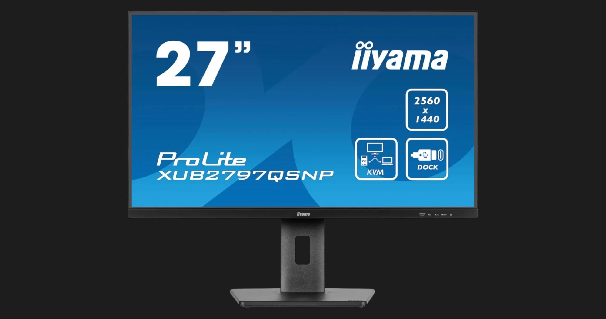 Монітор iiyama 27" IPS 100Hz ProLite XUB2797QSNP-B1 (UA)