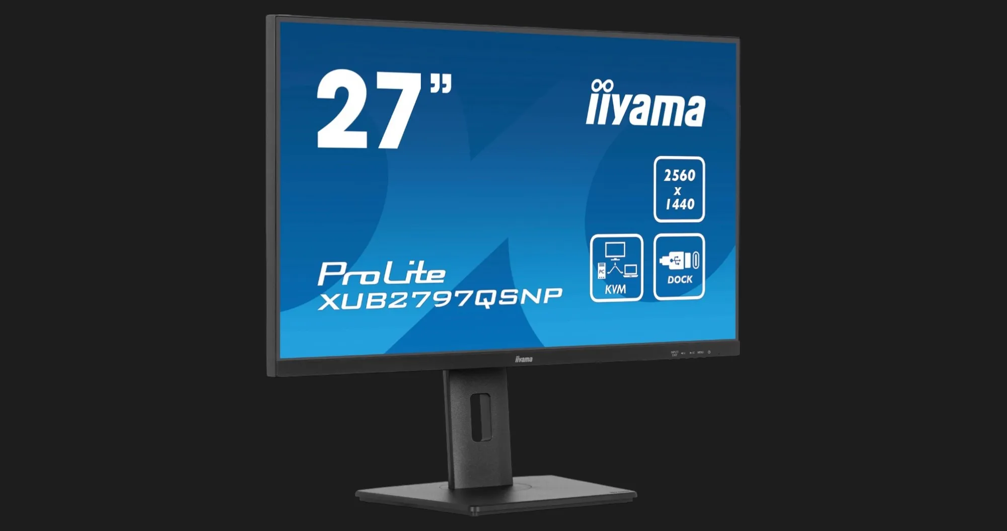 Монітор iiyama 27" IPS 100Hz ProLite XUB2797QSNP-B1 (UA)