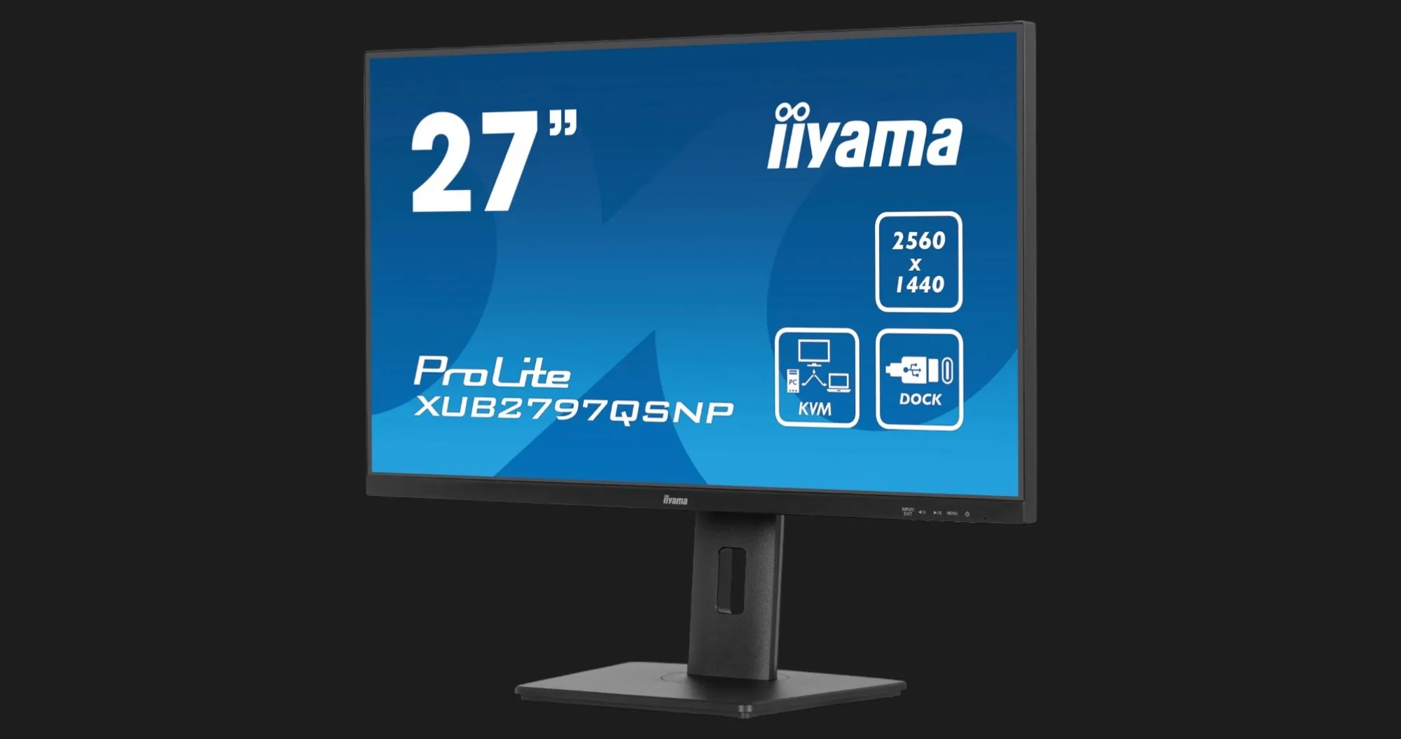 Монітор iiyama 27" IPS 100Hz ProLite XUB2797QSNP-B1 (UA)