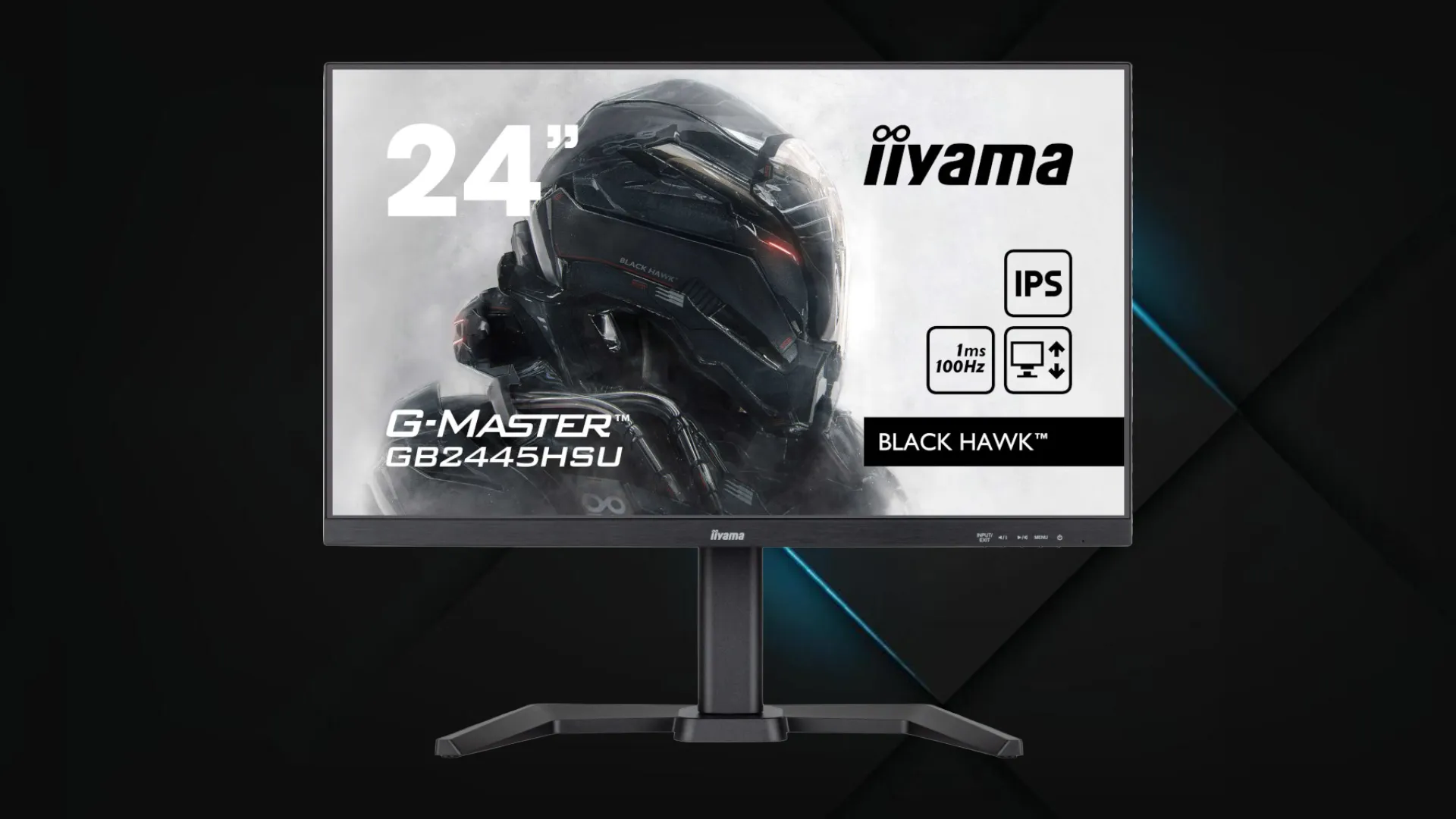 Монітор iiyama 23.8" IPS 100Hz GB2445HSU-B2 (UA)