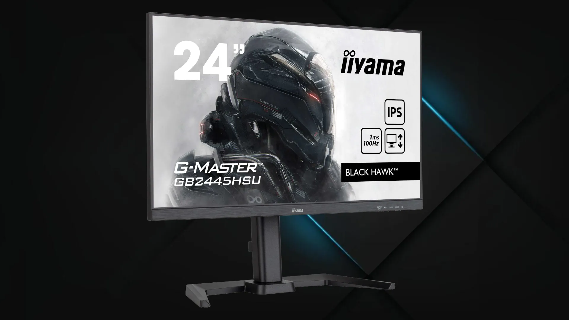 Монітор iiyama 23.8" IPS 100Hz GB2445HSU-B2 (UA)