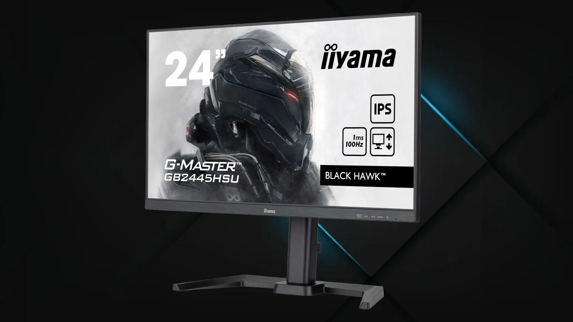 Монітор iiyama 23.8" IPS 100Hz GB2445HSU-B2 (UA)