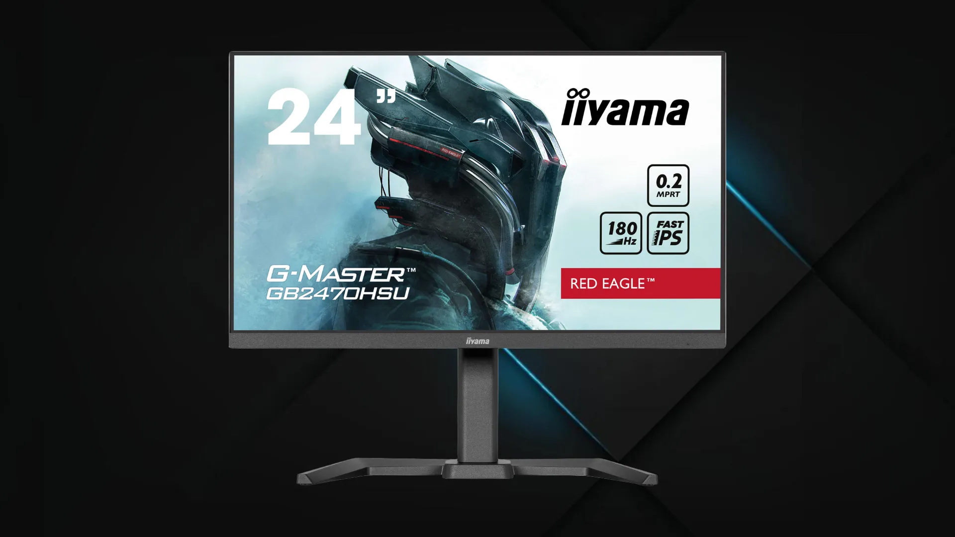 Монітор iiyama 23.8" IPS 180Hz G-Master GB2470HSU-B6 Red Eagle (UA)