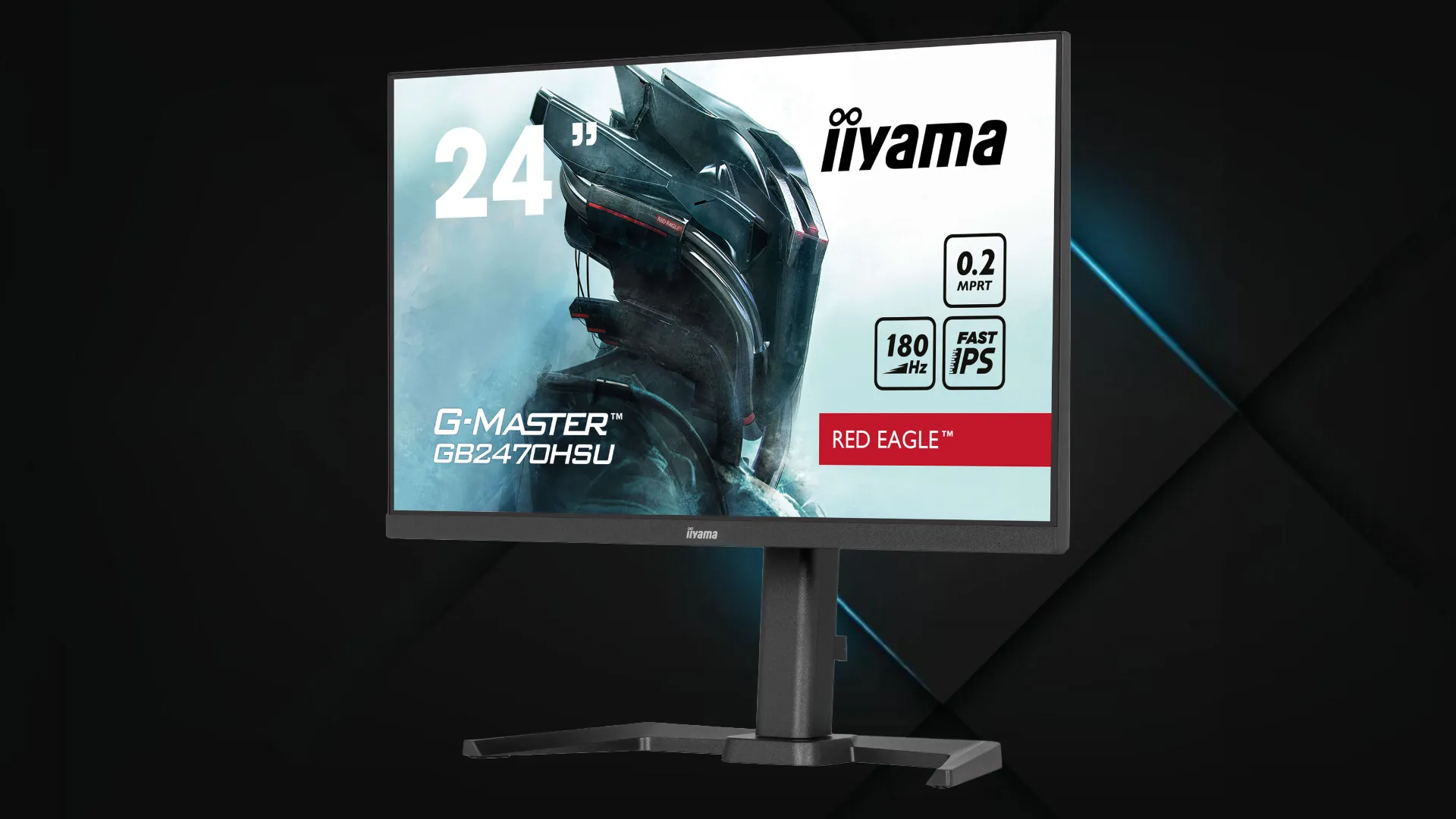 Монітор iiyama 23.8" IPS 180Hz G-Master GB2470HSU-B6 Red Eagle (UA)