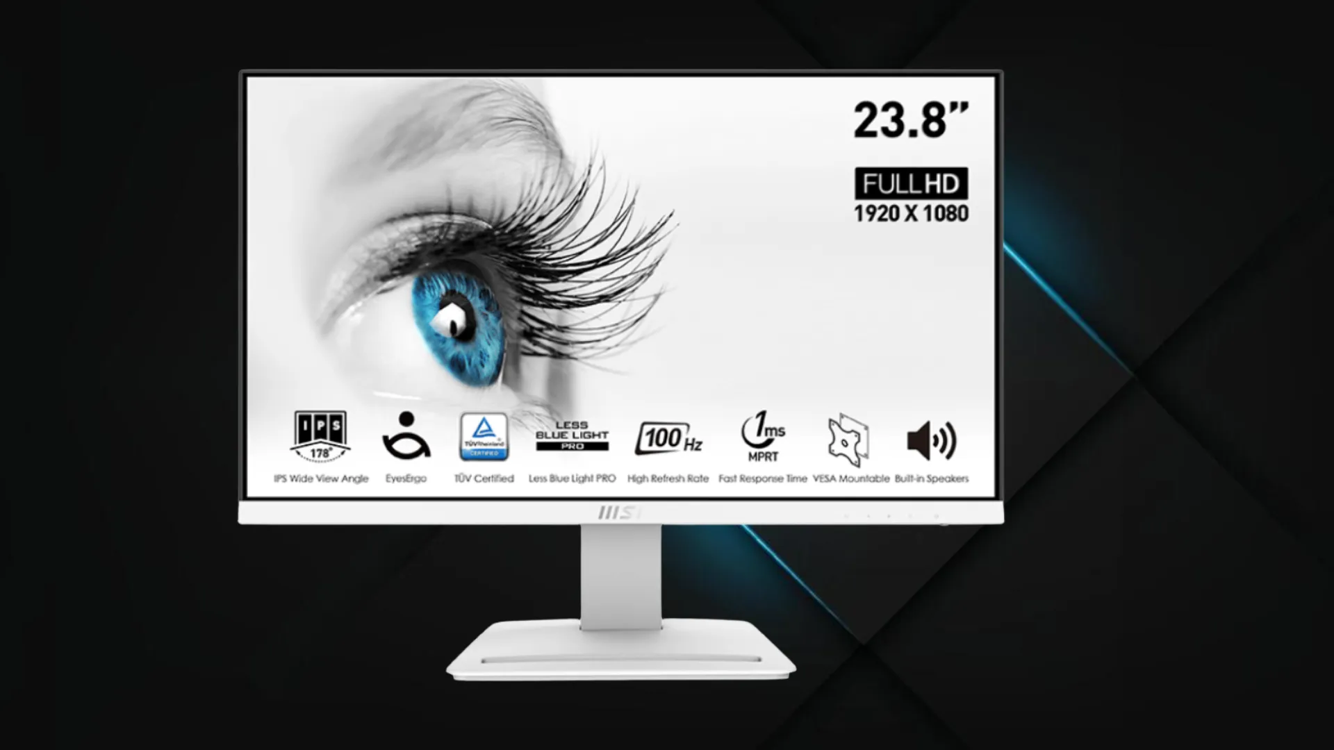 Монітор MSI 23.8" PRO MP243XW IPS 100Hz (UA)