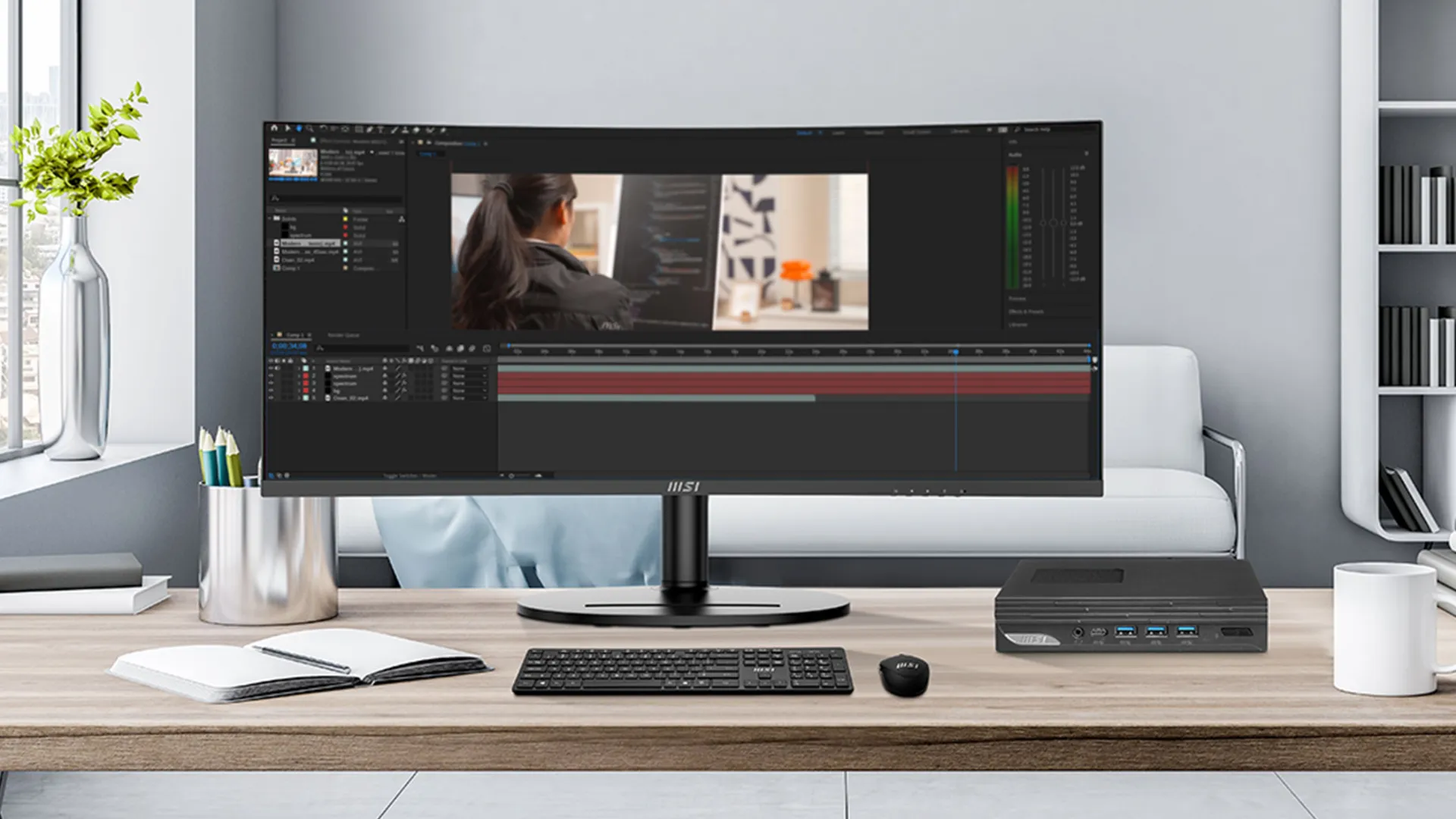 Монитор MSI 34" Modern MD342CQP VA 120Hz (UA)
