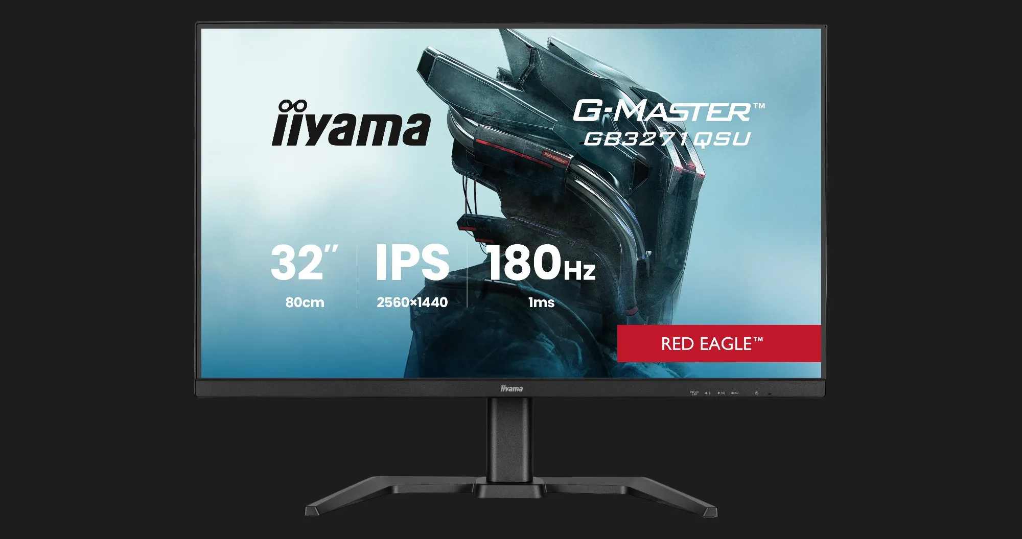 Монітор iiyama 31.5" G-Master IPS 180Hz GB3271QSU-B2 (UA)