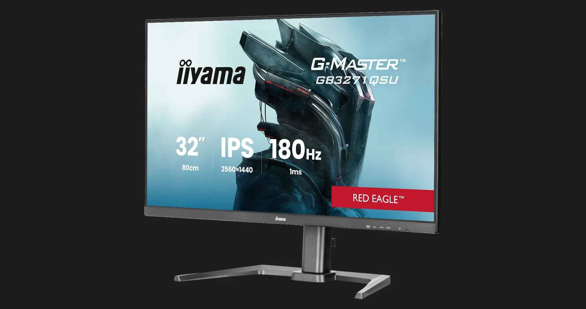 Монітор iiyama 31.5" G-Master IPS 180Hz GB3271QSU-B2 (UA)