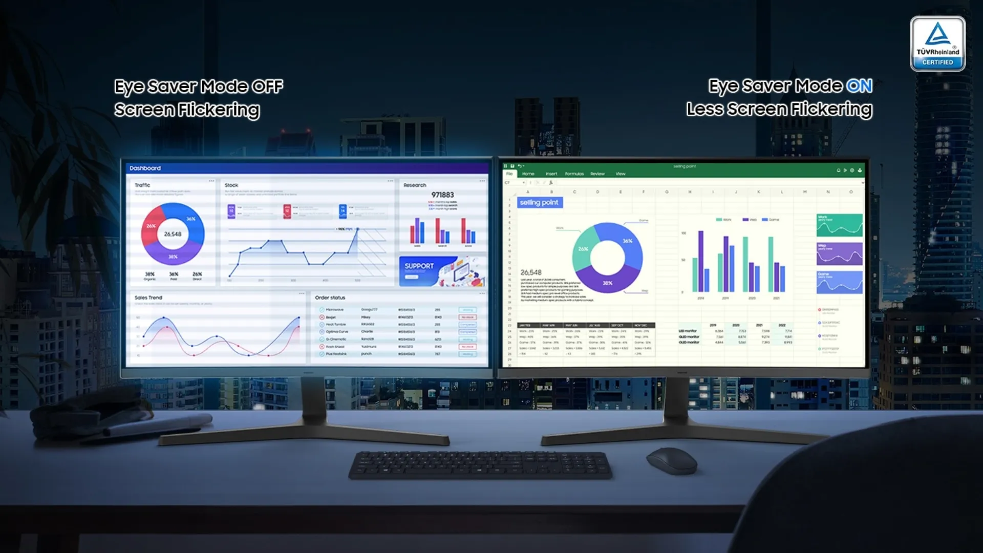 Монитор Samsung 27" Essential S3 VA 100Hz LS27D390GAIXUA (UA)