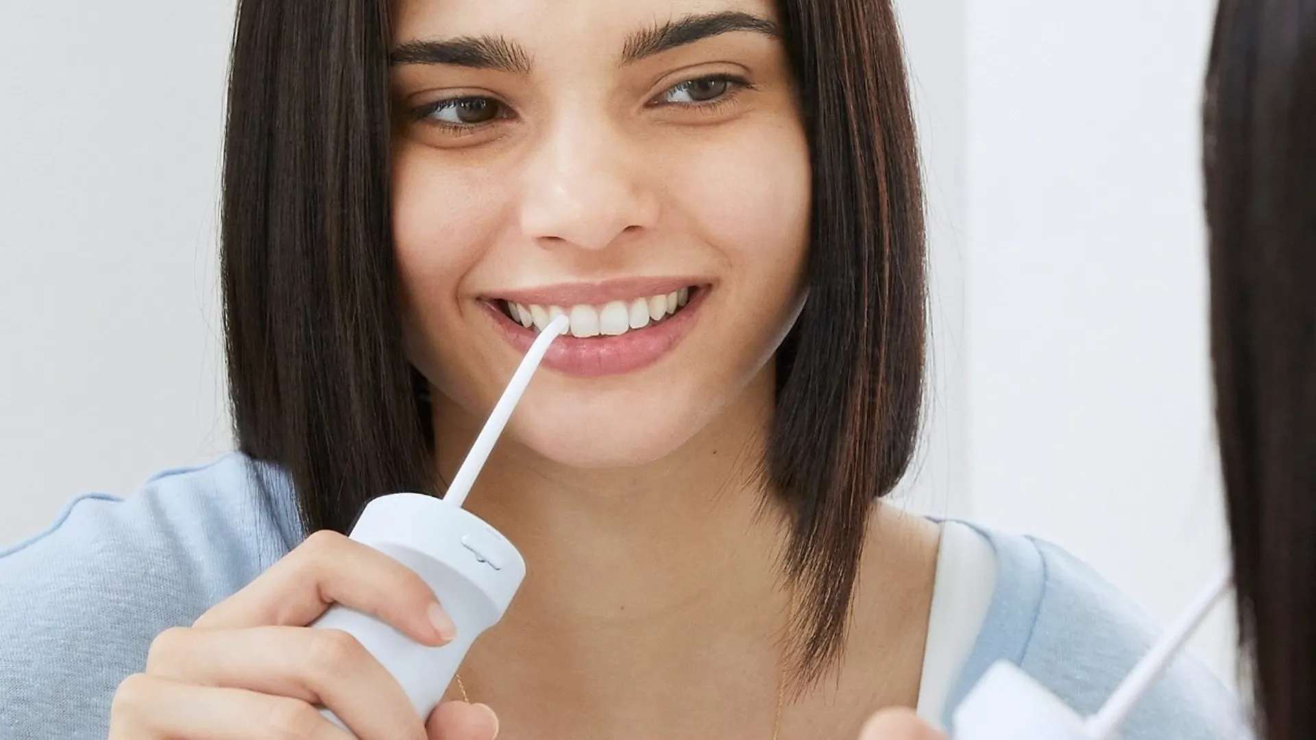 Іригатор портативний Panasonic, 2 насадки (EW-DJ26-A321) (Blue)