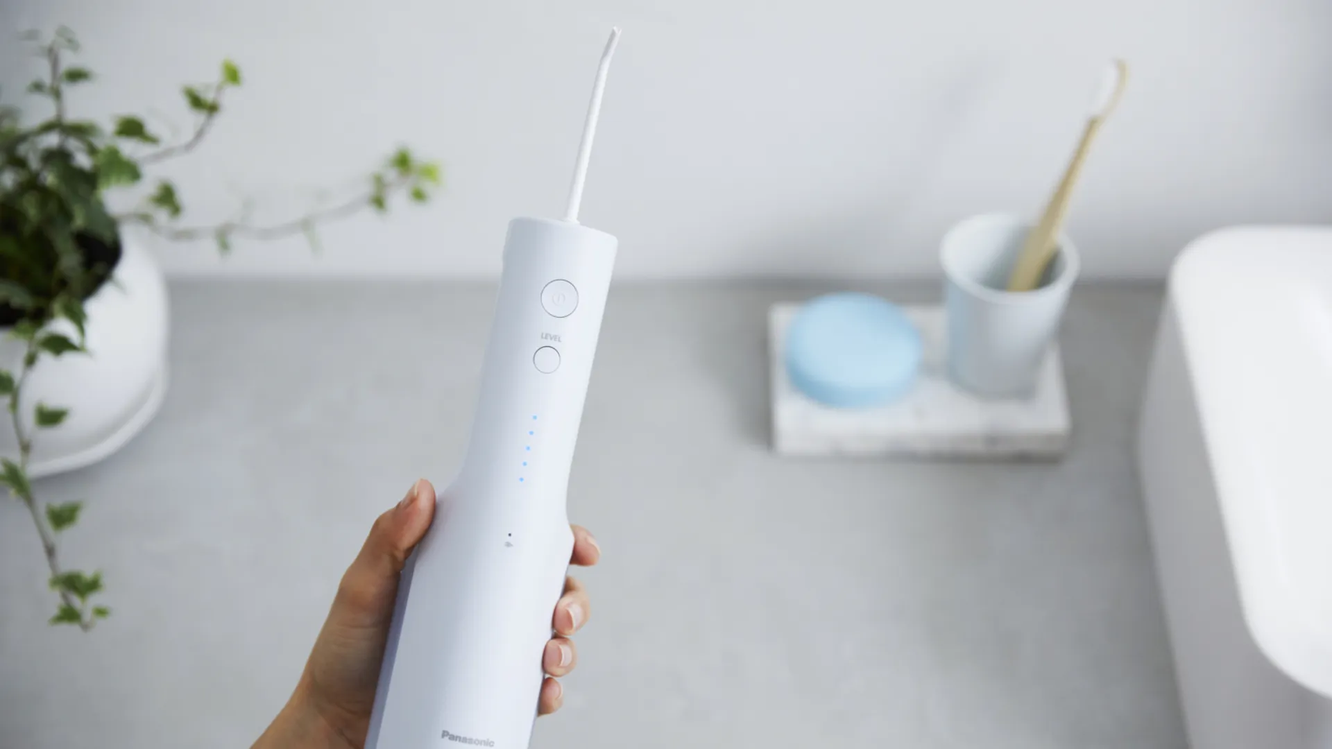 Іригатор портативний Panasonic, 2 насадки (EW-DJ26-A321) (Blue)