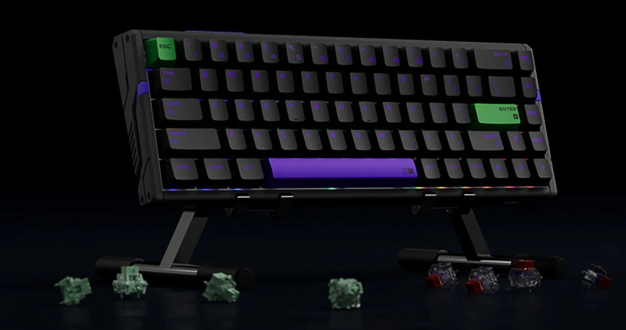 Игровая клавиатура ATK RS6 Ultra Aluminum Hall Effect ENG (White Shadow) Warrior (UA)