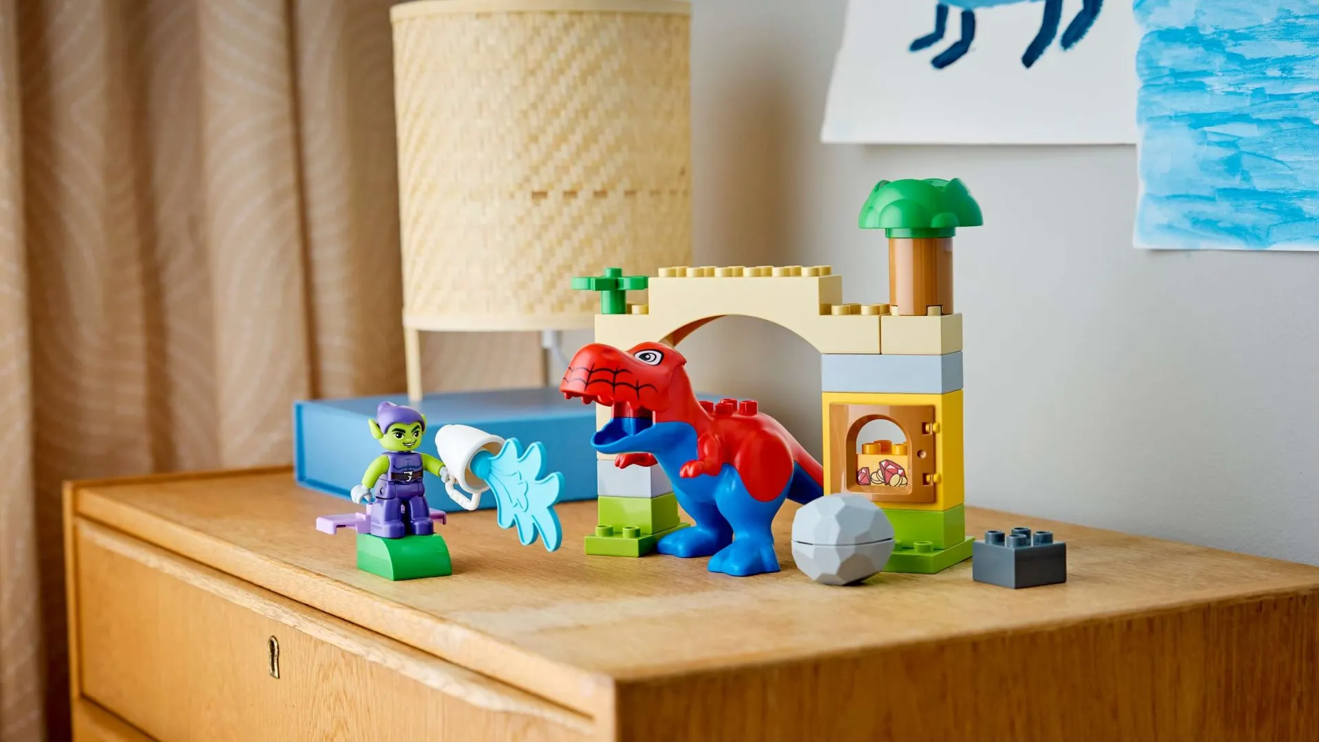 Конструктор LEGO Marvel Динозавр Spidey-Rex против Зеленого Гоблина (10463)