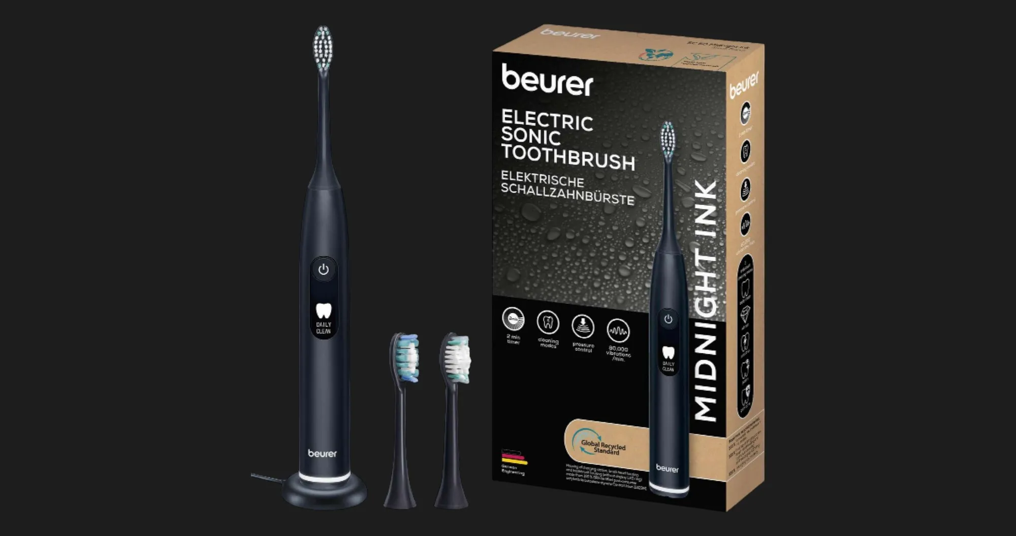 Зубная электрощетка Beurer Midnight Ink GP