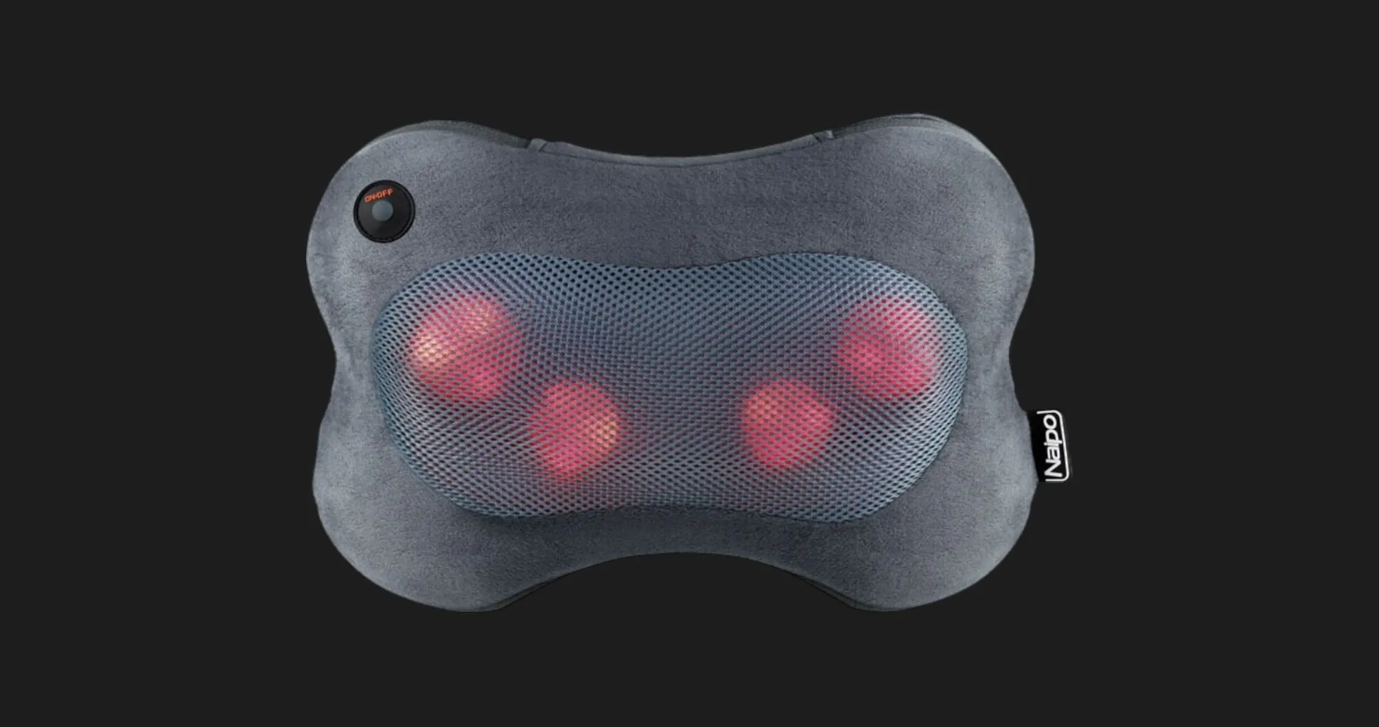 Массажная подушка NAIPO Plush (MGP-129M) (Gray)