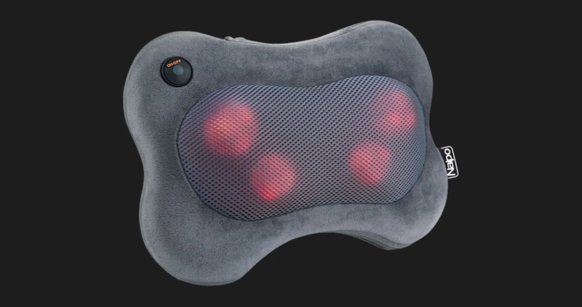 Массажная подушка NAIPO Plush (MGP-129M) (Gray)