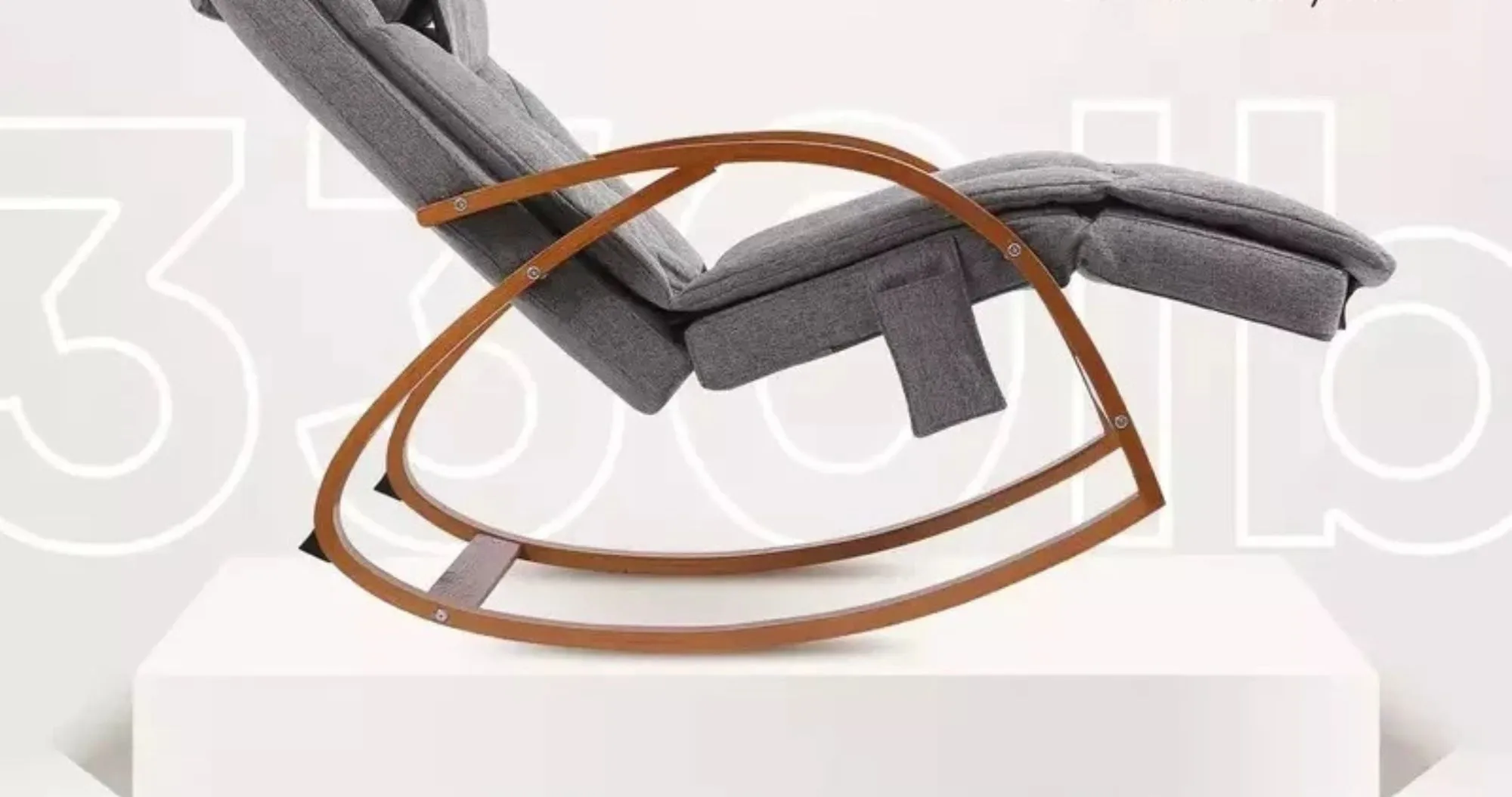 Массажное кресло-качалка NAIPO (MGC-2300P) (Gray)