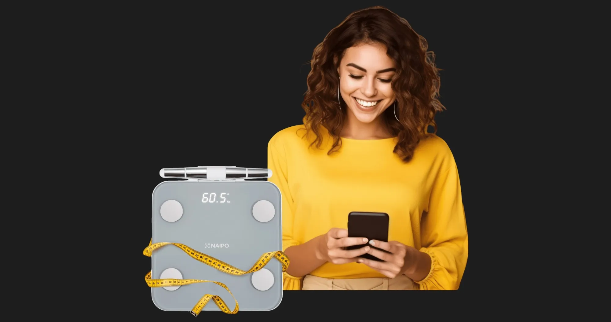 Ваги Naipo (Gray) (NP-BS03)