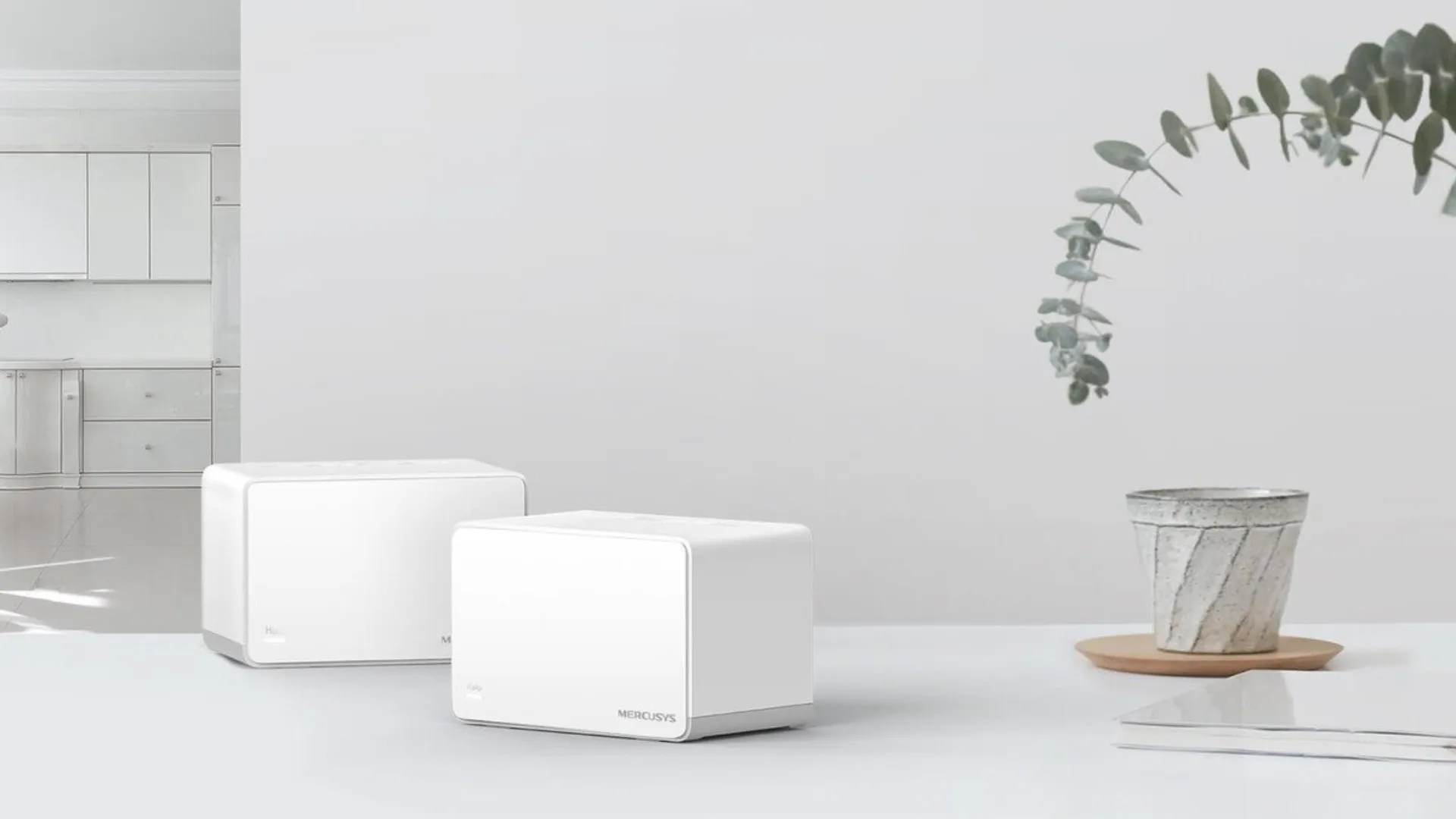 Wi-Fi Mesh система MERCUSYS Halo H70X AX1800, 3xGE LAN/WAN, 3мод (White)