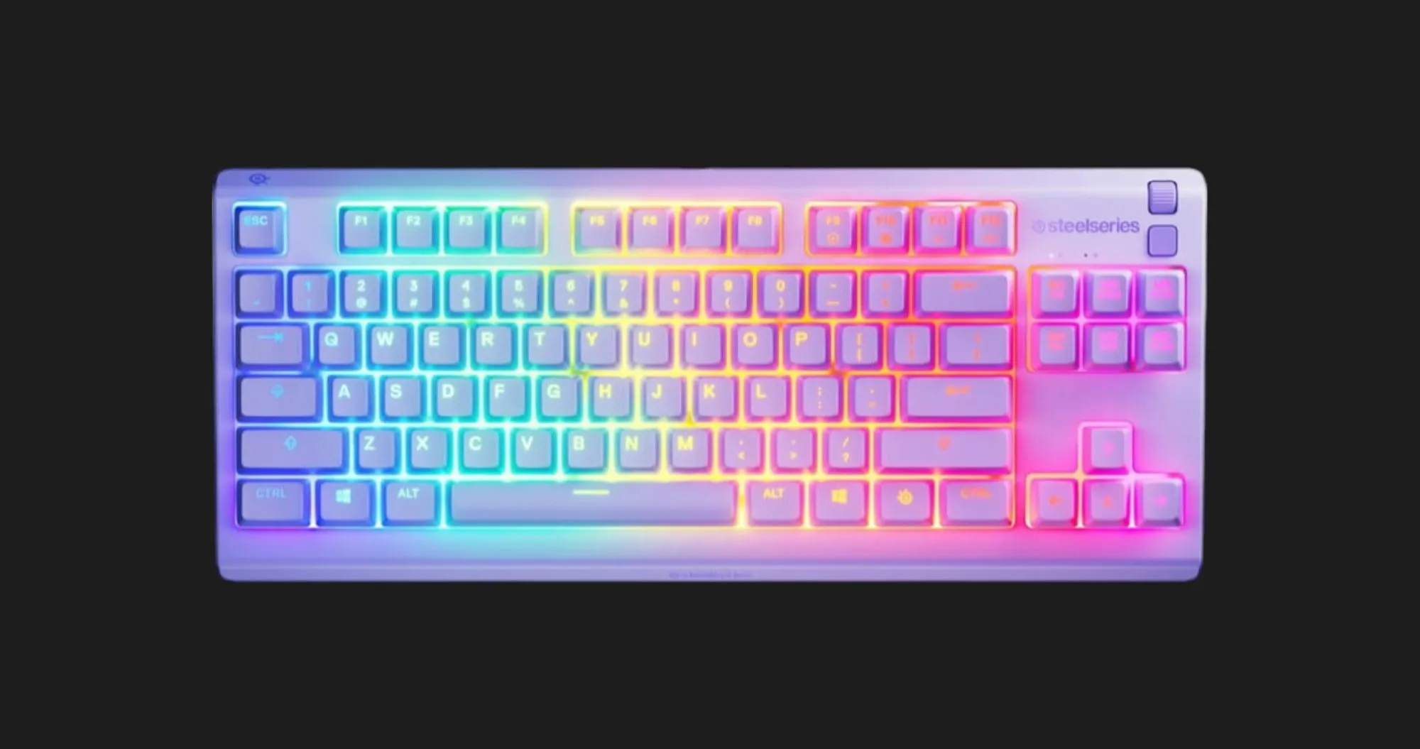 Игровая клавиатура SteelSeries Apex 3 TKL (UA) (Lavender)