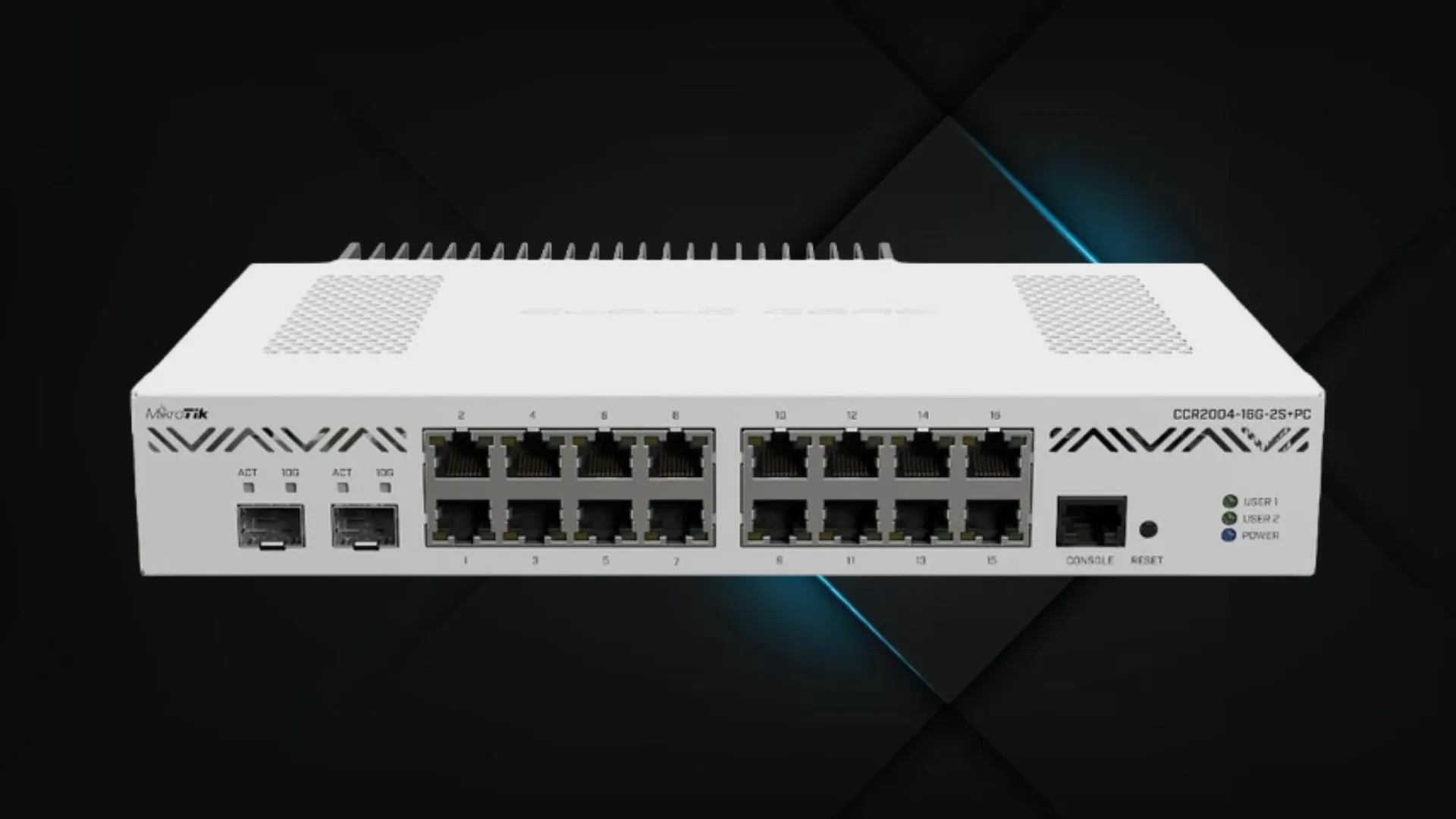 Маршрутизатор MikroTik Cloud Core Router CCR2004-16G-2S+PC (White)