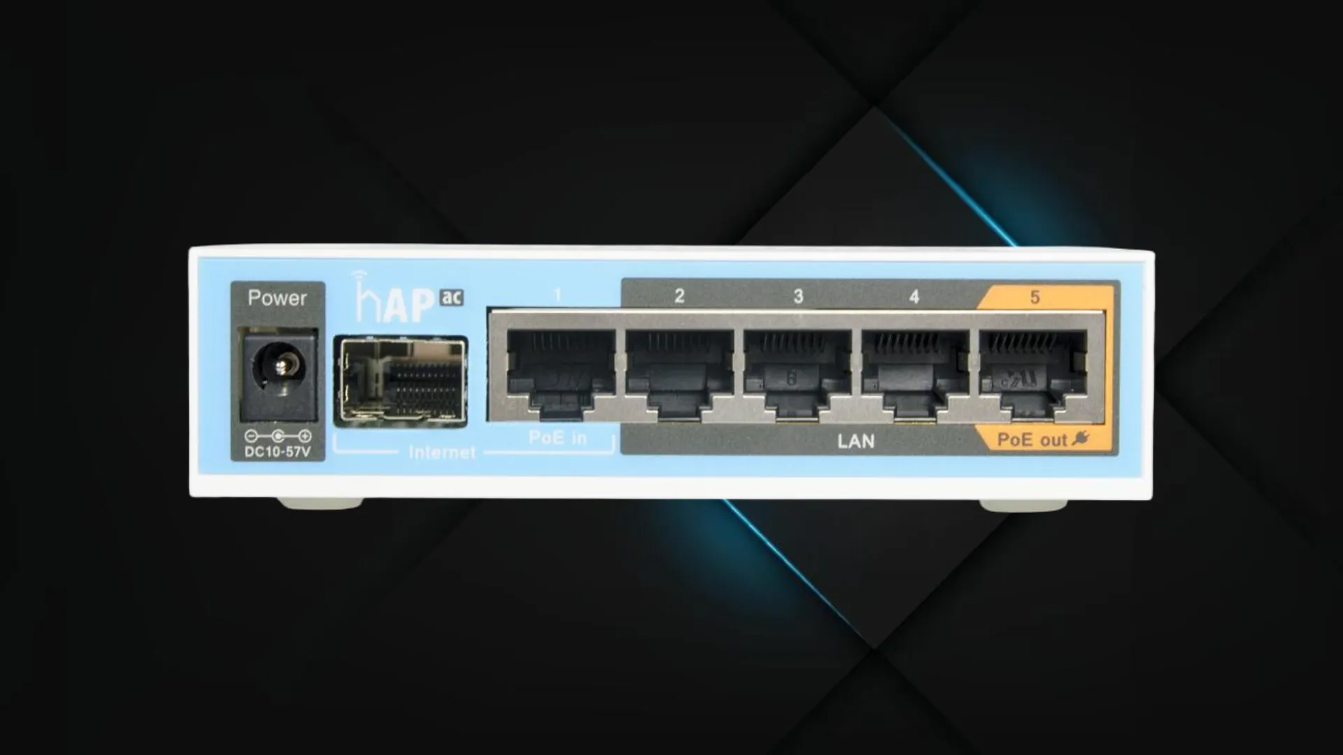 Маршрутизатор Mikrotik hAP ac (White/Blue)