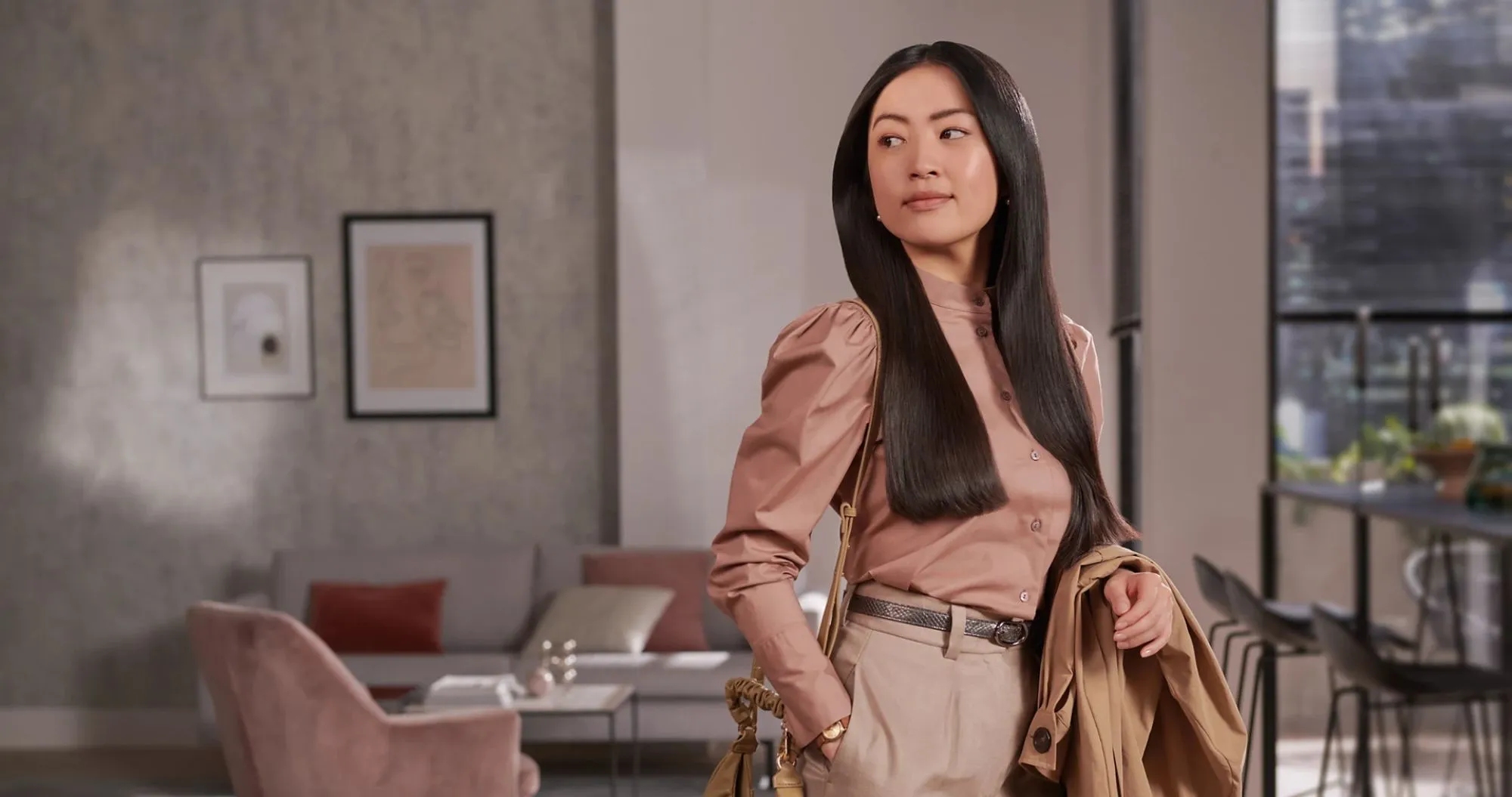 Випрямляч для волосся Philips Series 5000 (Light Pink)