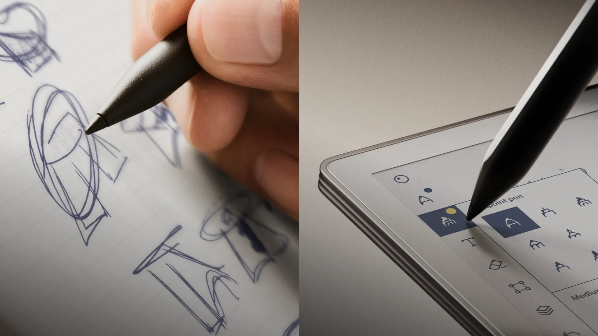 Pen for reMarkable Pro book Marker Plus (Black) (Standard)