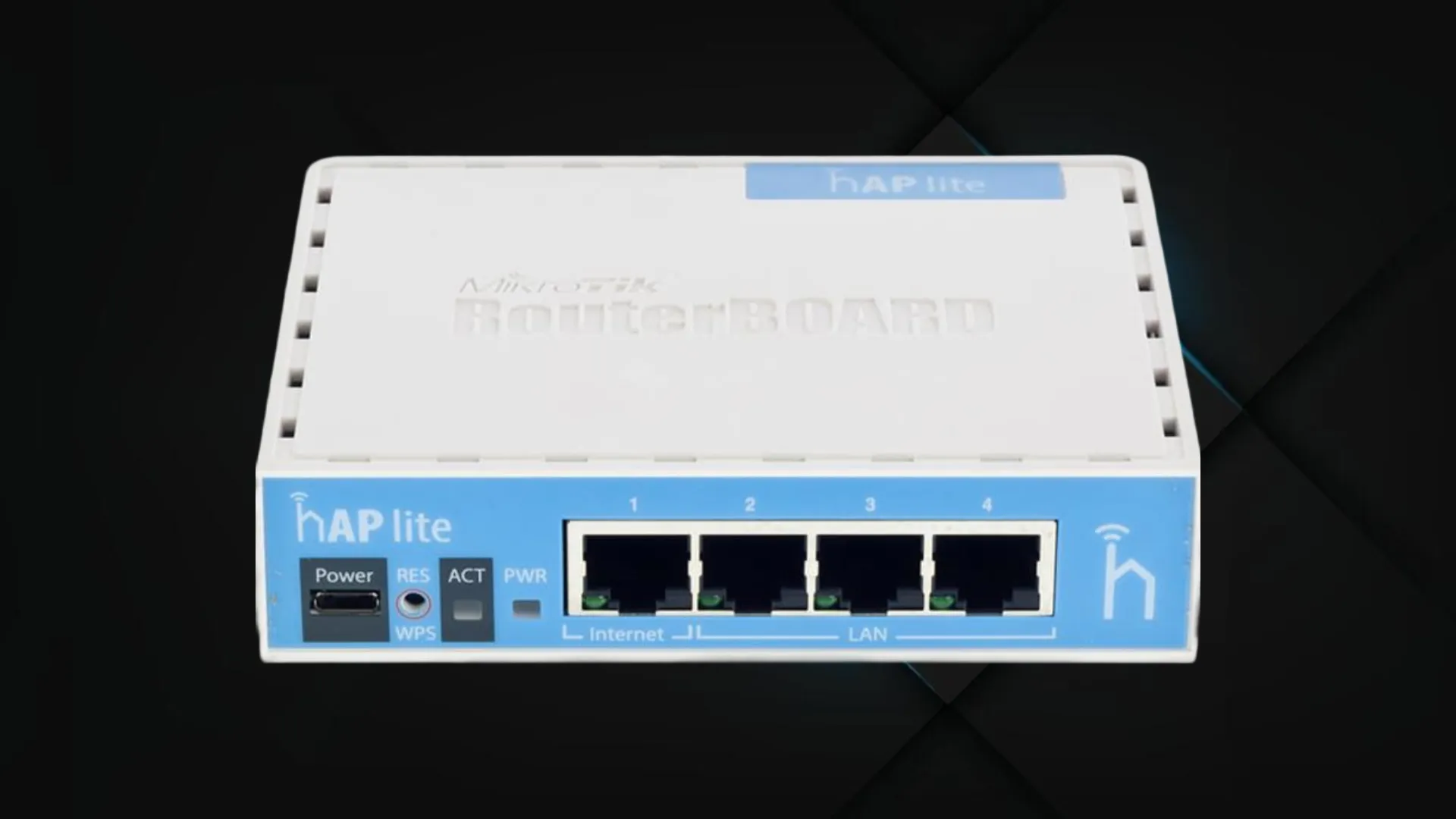 Маршрутизатор MikroTik hAP lite (White/Blue)