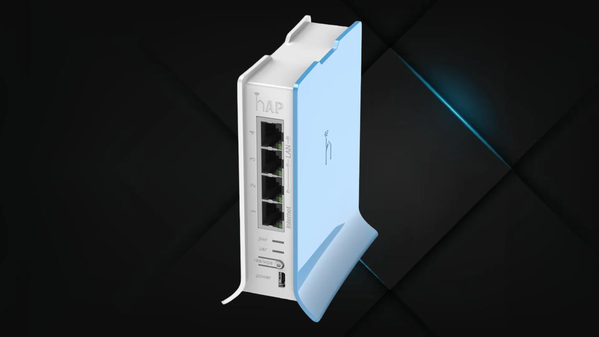 Маршрутизатор MikroTik hAP lite TC (White/Blue)