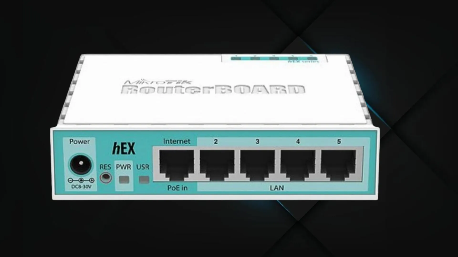 Маршрутизатор MikroTik hEX (White/Blue)