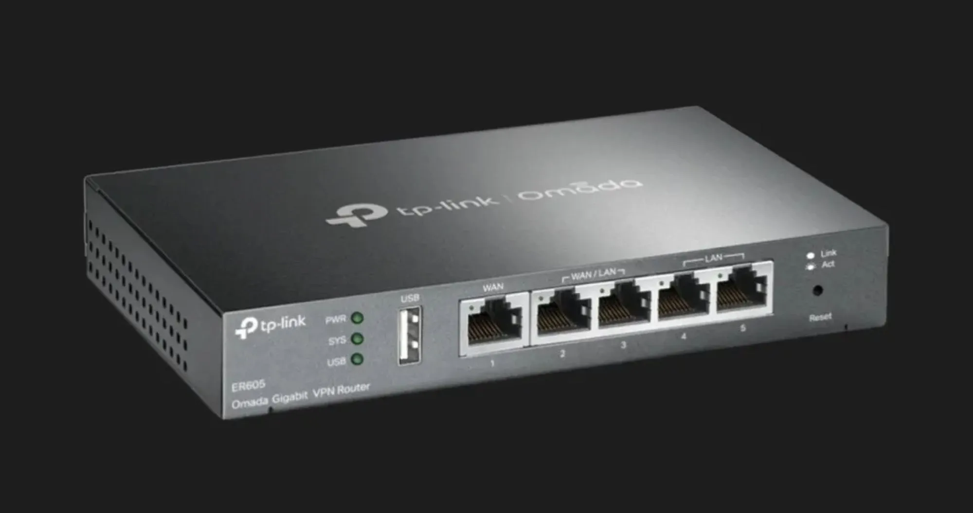 Мультисервісний маршрутизатор TP-LINK ER605 (Black)