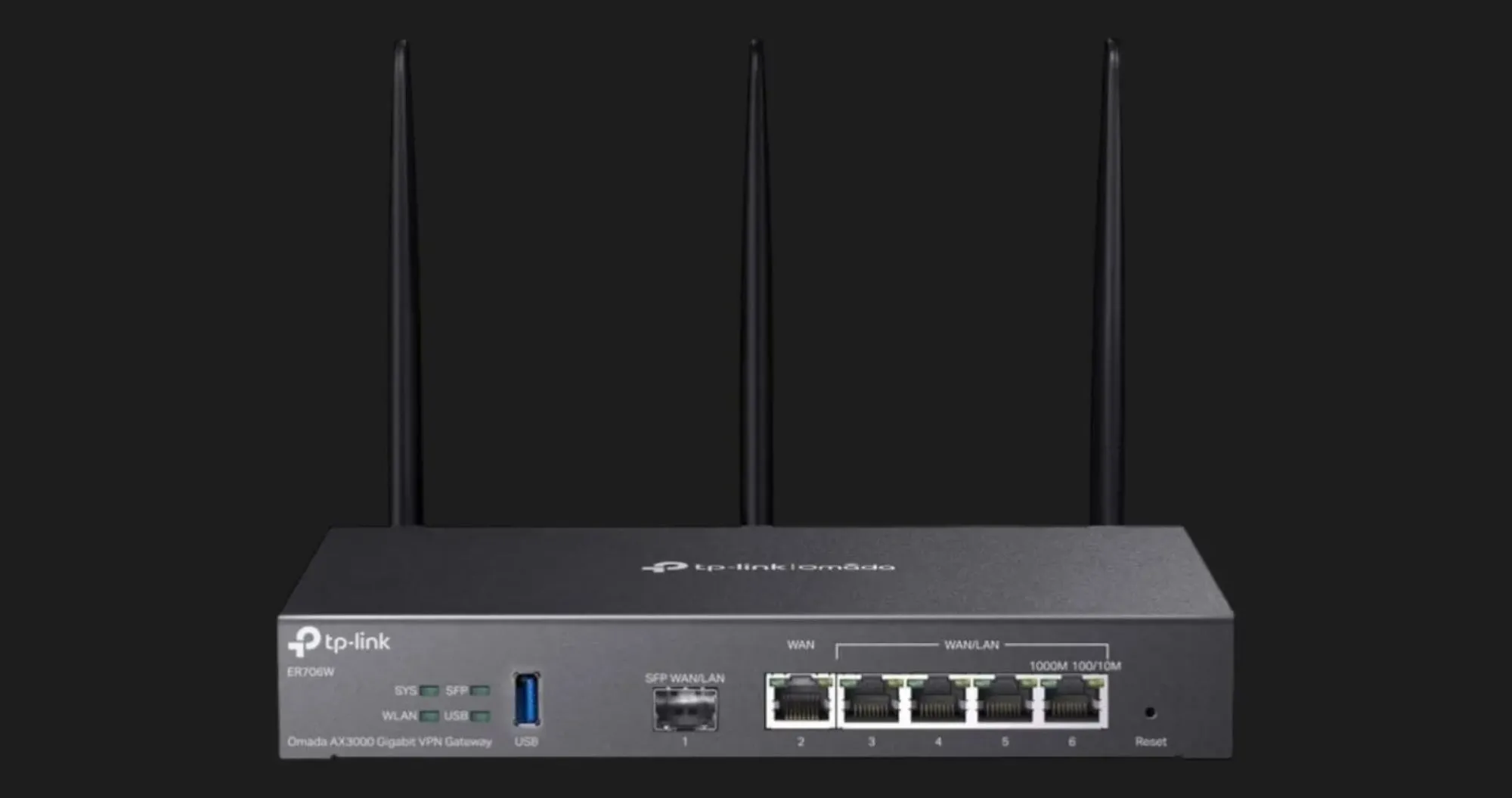 Мультисервісний маршрутизатор TP-LINK ER706W (Black)