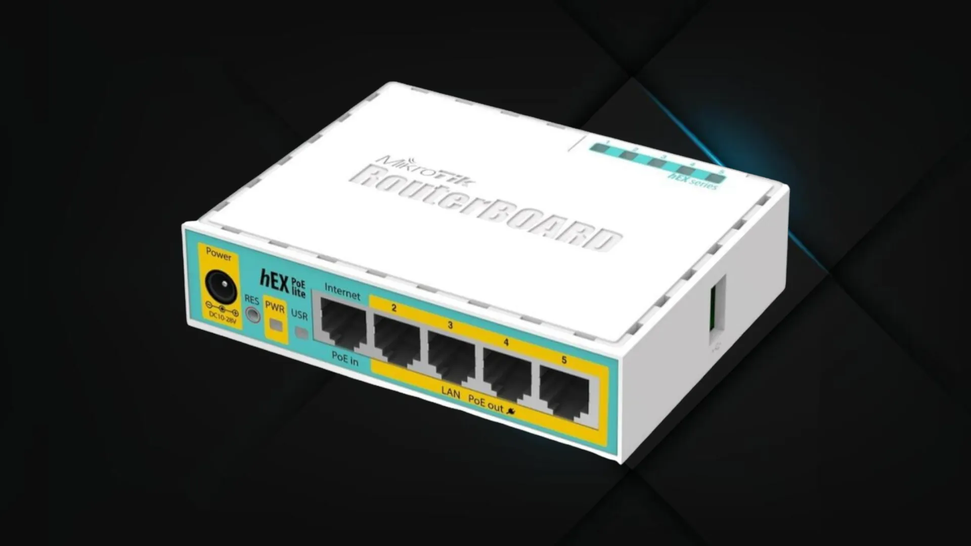 Маршрутизатор MikroTik hEX PoE lite (White)