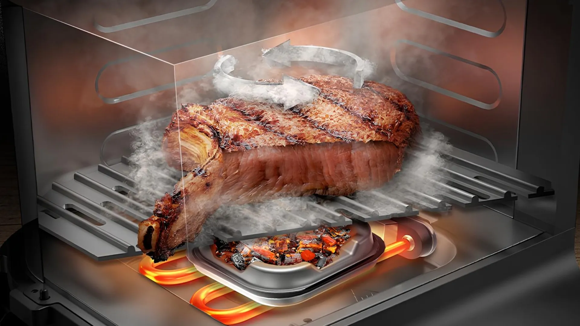 Мультипечь Cecotec Cecofry&amp;Grill Smokin (Black)