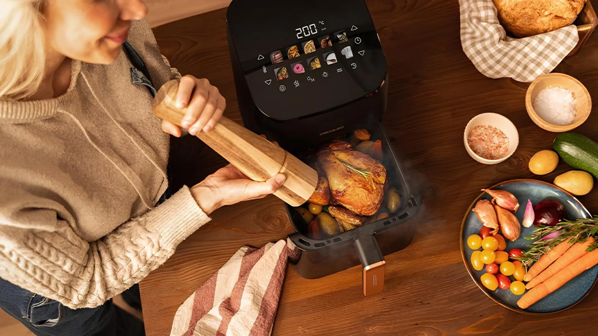 Мультипечь Cecotec Cecofry&amp;Grill Smokin (Black)