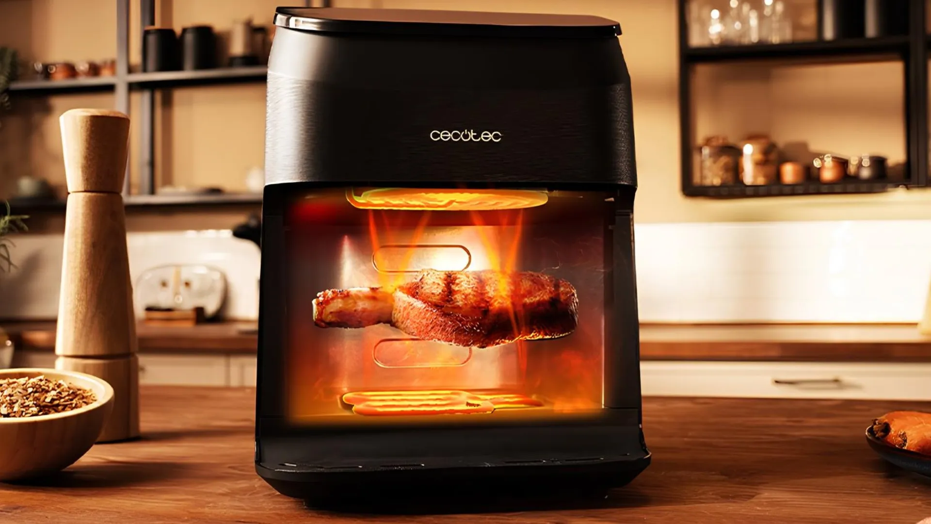 Мультипечь Cecotec Cecofry&amp;Grill Smokin (Black)