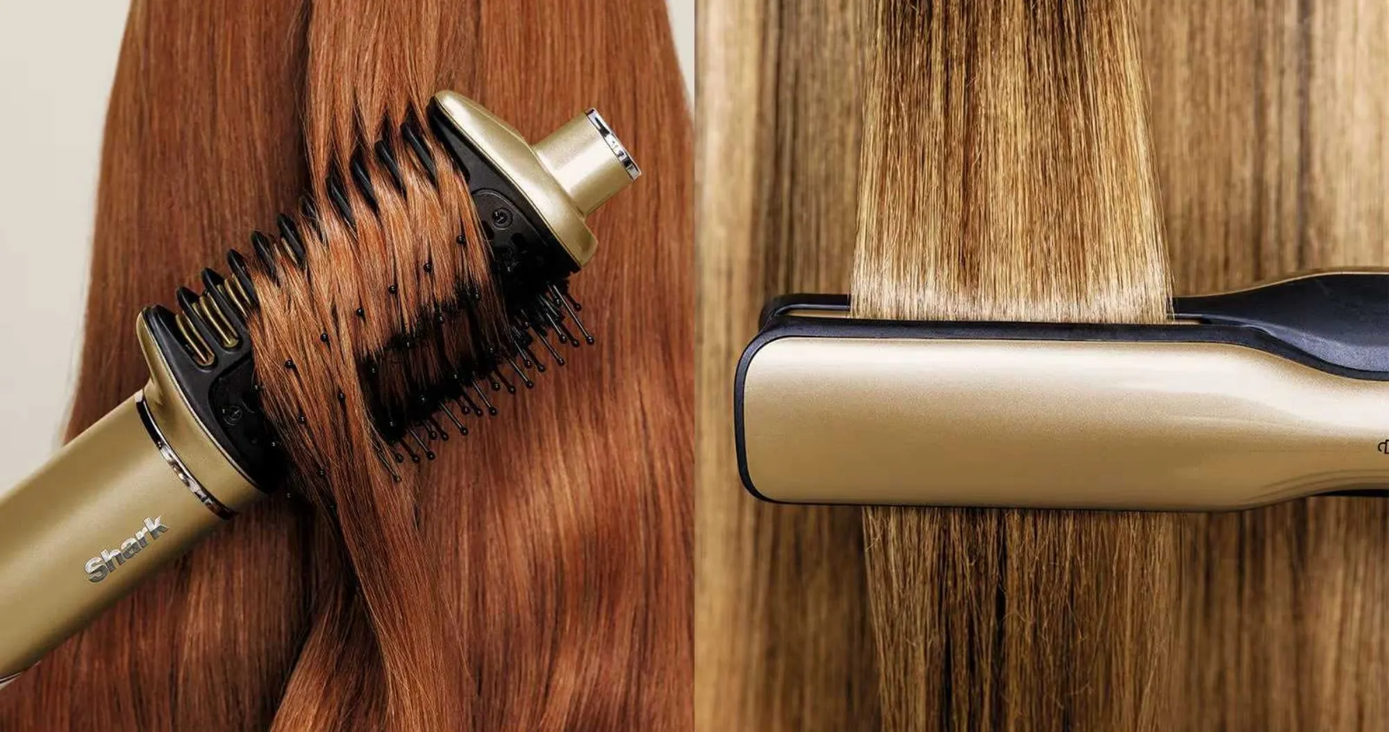 Стайлер Shark Glam Sleek Straight Waves &amp; Curls Multi-styler (Gold)