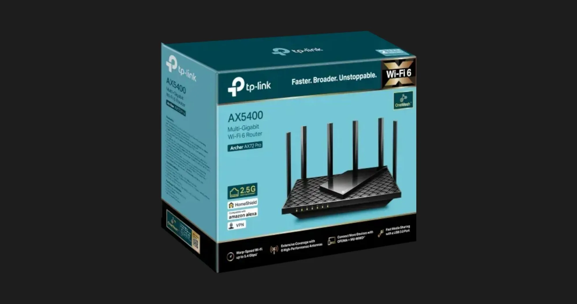 Маршрутизатор TP-LINK ARCHER AX72 PRO