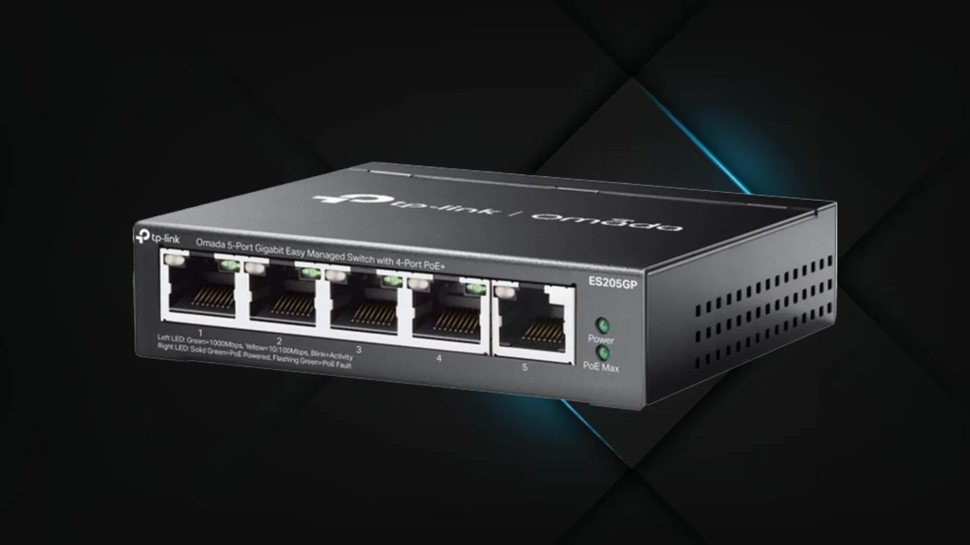 Коммутатор TP-LINK ES205GP (Gray)