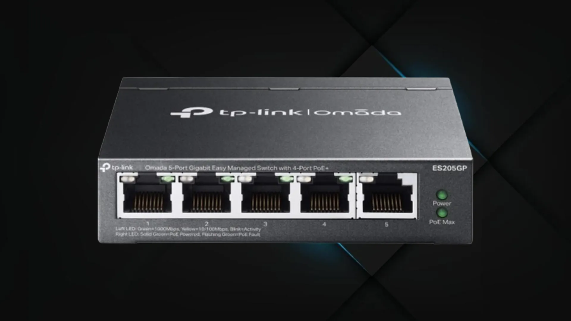 Коммутатор TP-LINK ES205GP (Gray)
