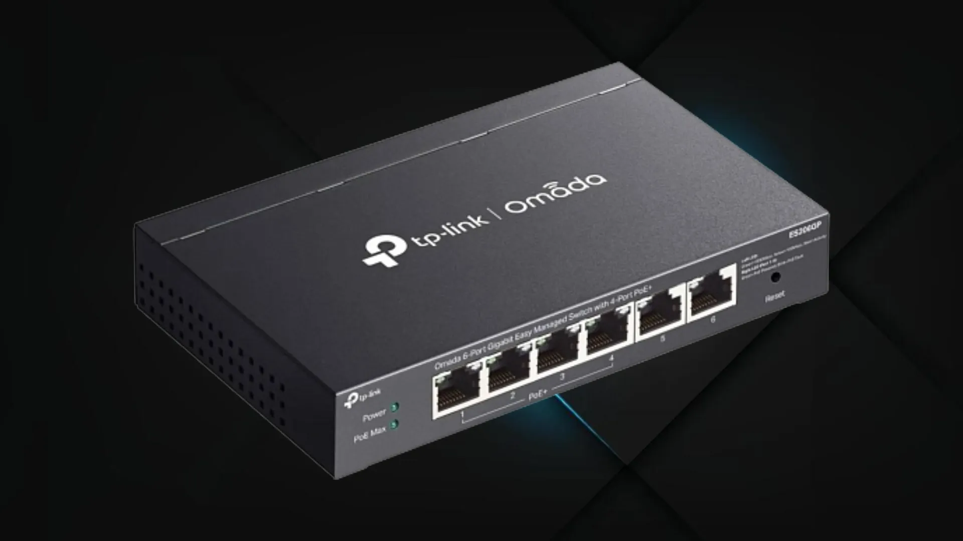 Комутатор TP-LINK ES206GP (Black)